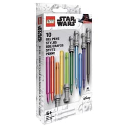 Lego Star Wars Lightsaber Gel Pens Plastic 10 pk