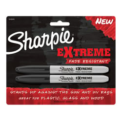 Sharpie Extreme Black Fine Tip Permanent Marker 2 pk