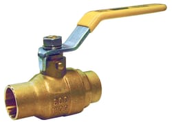 B&K ProLine 1 in. Brass Sweat Ball Valve Full Port Lever For Water/Oil/Gas