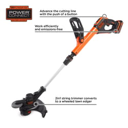 Black+Decker LST522 12 in. 20 V Battery Edger/Trimmer Kit (Battery & Charger)