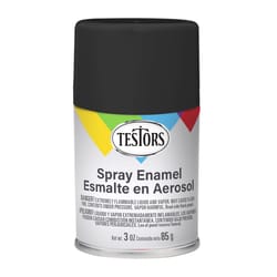 Testors Flat Black Spray Paint 3 oz