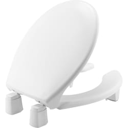 Bemis Independence Steadfast Round White Plastic Toilet Riser