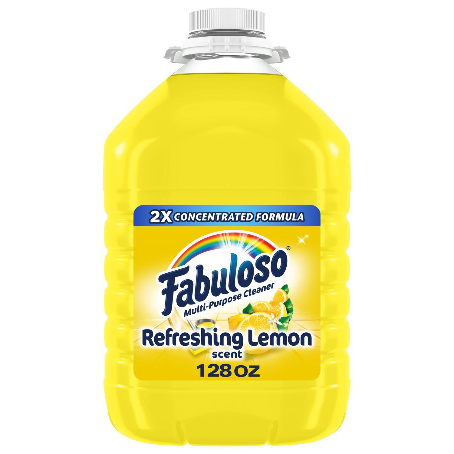 Fabuloso Lemon Scent All Purpose Cleaner Liquid 128 oz Mfr