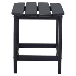 Signature Design by Ashley Sundown Treasure Black Square HDPE Contemporary End Table