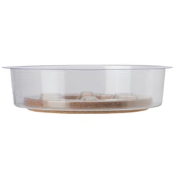 Miracle-Gro 1.5 in. H X 14 in. D Cork/Plastic Hybrid Plant Saucer Clear