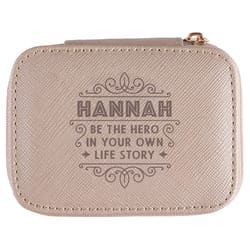 History & Heraldry Hannah Be The Hero In Your Own Life Story Travel Jewellery Box 1 pk