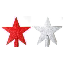 Celebrations Home Mini Glitter Star Indoor Christmas Decor 6 in.