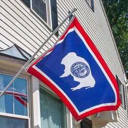 Valley Forge Wyoming State Flag 36 in. H X 60 in. W