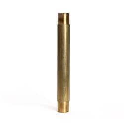 ATC 3/8 in. MPT X 3/8 in. D MPT Yellow Brass Nipple 5 in. L