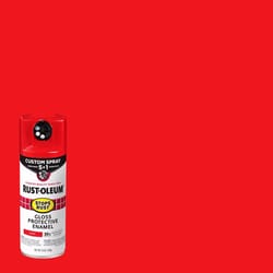 Rust-Oleum Stops Rust Indoor and Outdoor Gloss Red Oil Modified Alkyd Spray Paint 12 oz