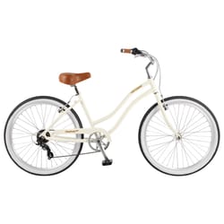 Retrospec Chatham Plus 7 speed Women 26 in. D Cruiser Bicycle Eggshell