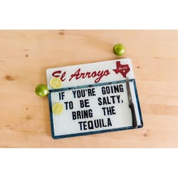 El Arroyo 15 in. L X 12 in. W X 1 in. Glass Be Salty Cutting Board 1 each