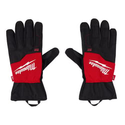 Milwaukee Unisex Indoor/Outdoor Winter Work Gloves Black/Red XL 1 pair