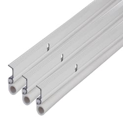 M-D BUILDING PRODUCTS White Aluminum/Vinyl Weatherstrip Set For Door Jambs 36 in. L X 1 in.