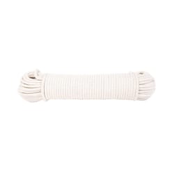 Koch 7/32 in. D X 100 ft. L Natural Solid Braided Cotton Clothesline Rope
