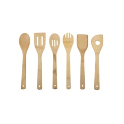 Core Kitchen Beige & Onyx Bamboo & Silicone Mini Utensil Set, 1