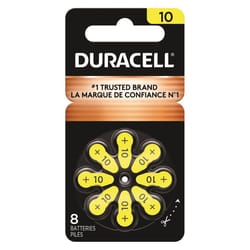 Duracell Zinc Air 10 1.5 V Hearing Aid Battery 8 pk