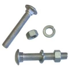 Multinautic Steel 2.5 in. L Bolt and Nuts Kit 8 pk