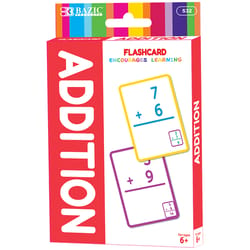 Bazic Products Addition Flash Cards Paper White 36 pc