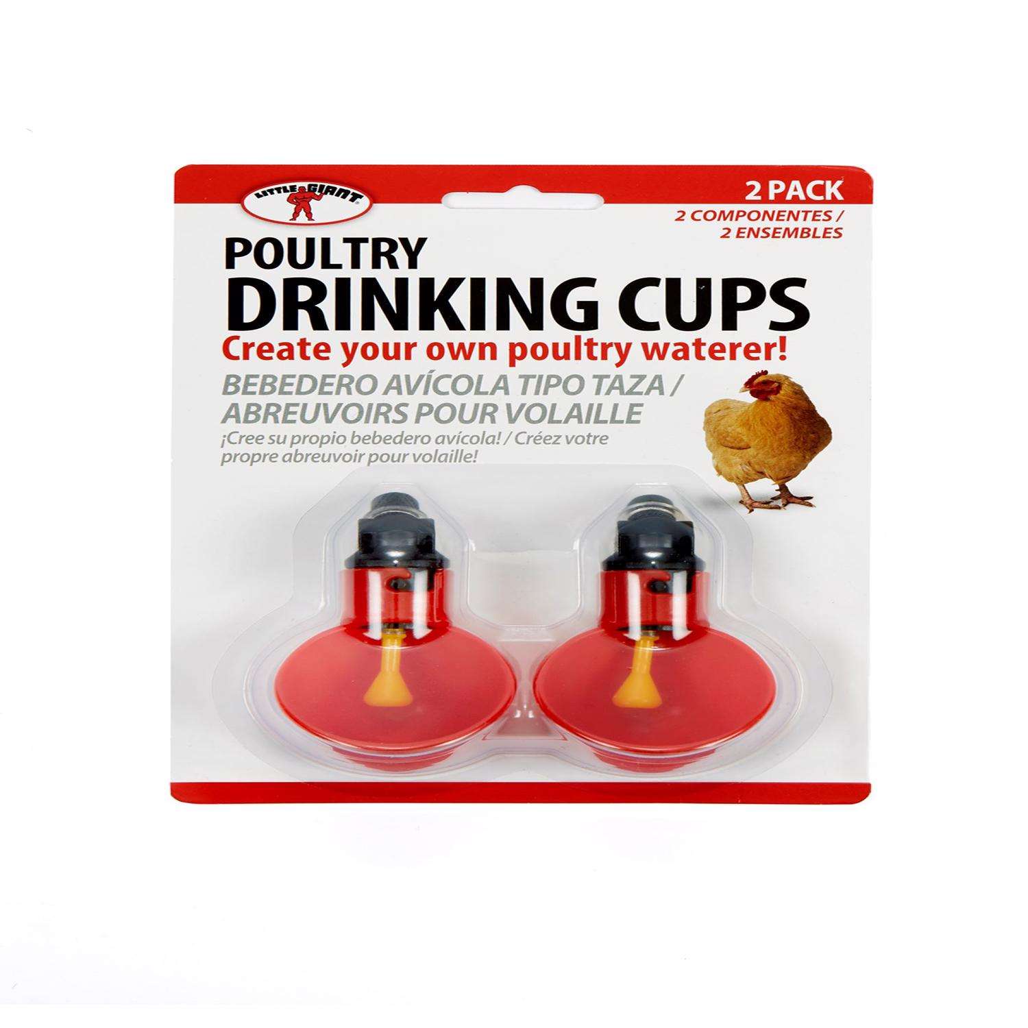 2 Pack Poultry Drinking Cups