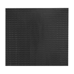 Armor All 30 in. W X 48 in. L Black Polyester/Vinyl Under Grill Mat
