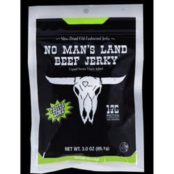 No Man's Land Fajita Lime Beef Jerky 3 oz Bagged