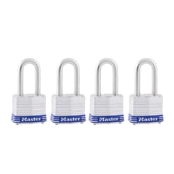 Master Lock 1-9/16 in. W Steel Pin Tumbler Exterior Padlock