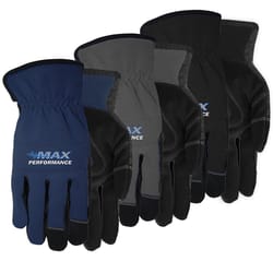 MidWest Quality Gloves Max Performance Men's Gloves Assorted XL 1 pk