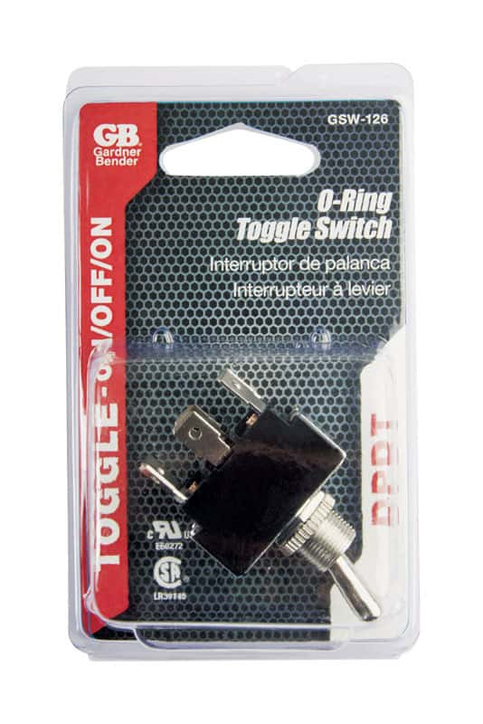 Gardner Bender 10 amps Toggle O-Ring Switch Silver 1 pk - Ace Hardware