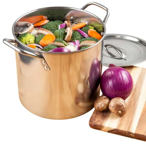 8 QT Quart 2 Gallon Stainless Steel Stock Pot - Bed Bath & Beyond