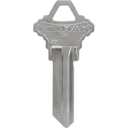 HILLMAN Traditional Silver House/Office Key Blank SC1 Single For Schlage Locks