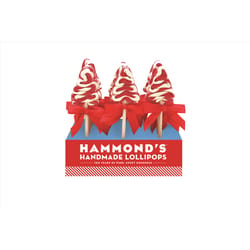 Hammond's Candies Organic Peppermint Mint Tree Lollipop Display 1 oz
