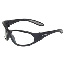 Hercules 1 Jr Oval Frame Safety Sunglasses Clear Lens Black Frame 1 pc