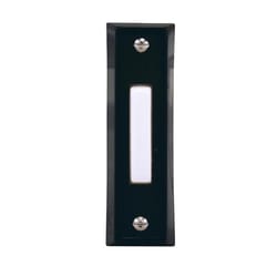 Wired Lighted Door Bell Push Button, White