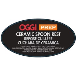 OGGI White Ceramic Spoonrest