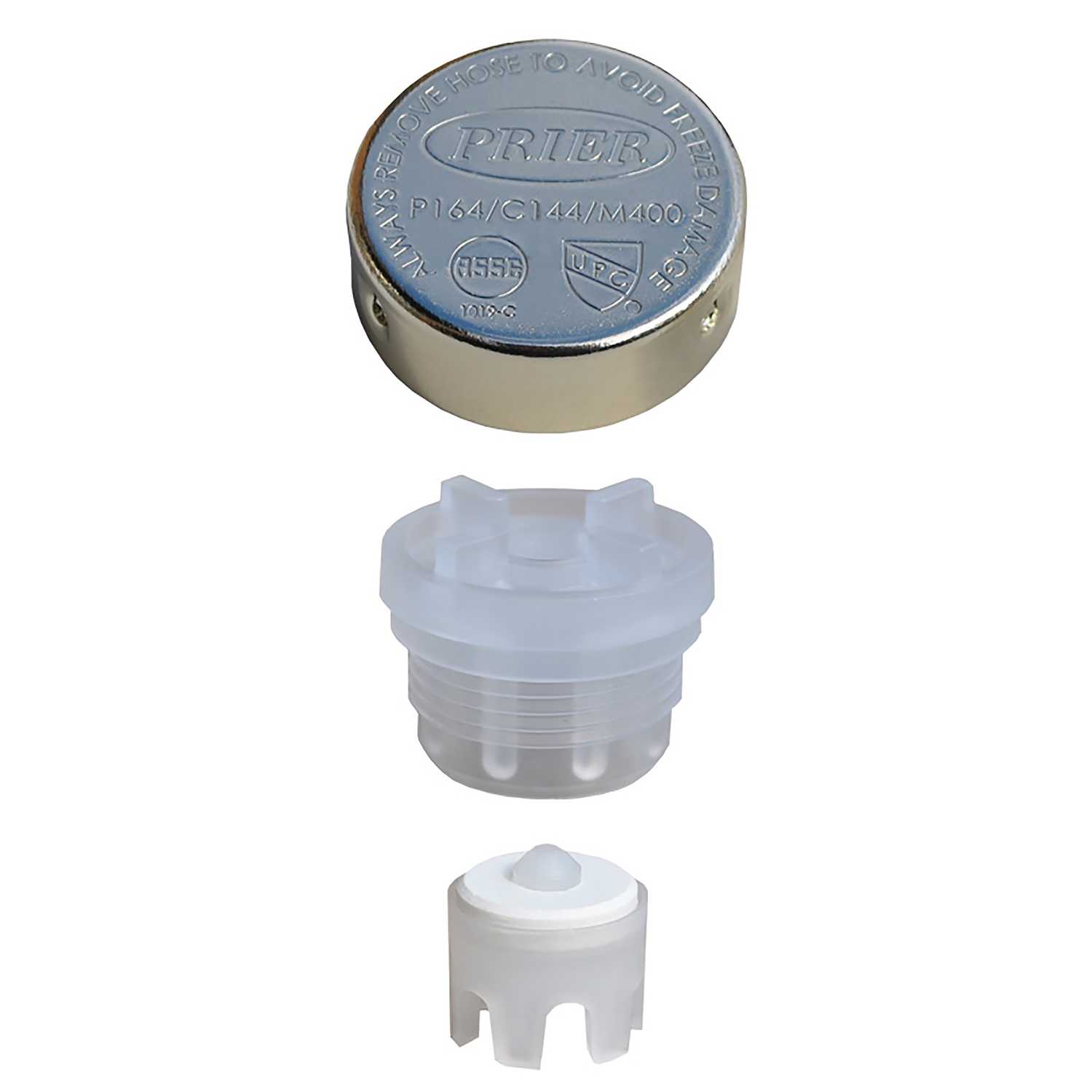 PRIER Mansfield Chrome Vacuum Breaker Repair Kit For 400 and 500 Series