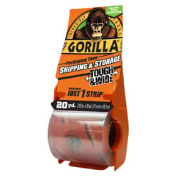 Gorilla 2.88 in. W X 20 yd L Packaging Tape with Dispenser