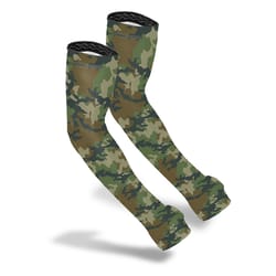 Farmers Defense L/XL Polyester/Spandex Green Camo Protection Sleeves