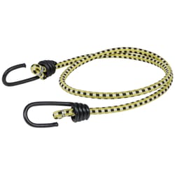 Keeper Orange Carabiner Style Bungee Cord 36 in. L x 0.315 in. 1