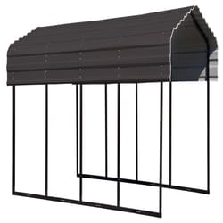 Arrow 10 ft. x 20 ft. Steel Horizontal Peak Carport without Floor Kit