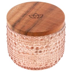 Karma Pink Apple Blossom Scent Hobnail Candle