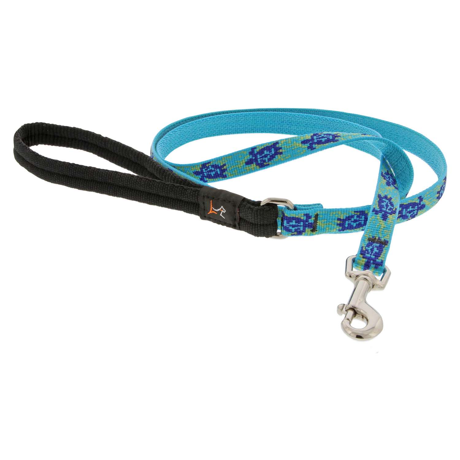 Lupine Pet Original Designs Multicolored Turtle Reef Nylon Dog Leash