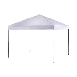 Crown Shades One Touch Polyester Canopy 10 ft. H X 6.16 ft. W X 10 ft. L