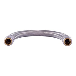 SharkBite 1/2 in. PTC X 1/2 in. D PTC 18 in. Stainless Steel Supply Line