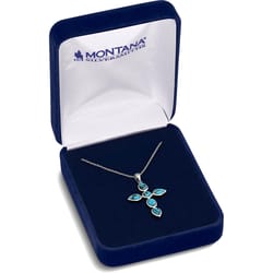 Montana Silversmiths Women's Ocean of Faith Turquoise Silver/Turquoise Necklace