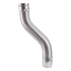 Selkirk 4 in. D X 42 in. L Aluminum/Galvanized Steel Gas Vent Connector