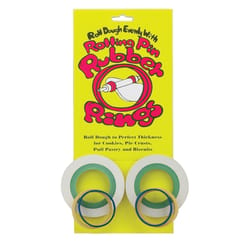 Rolling Hills 10 in. L X 4.375 in. D Silicone Rolling Pin Rings