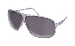 Piranha Retro Women's Silver Frame Gray Lens Sunglasses