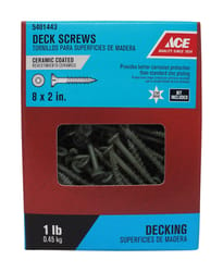 Ace No. 8 X 2 in. L Star Bugle Head Premium Deck Screws 1 lb 117 pk