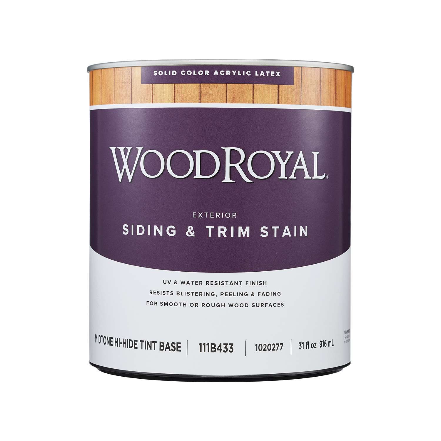 Ace Wood Royal Solid Tintable Flat Midtone Hi Hide Base Acrylic Latex